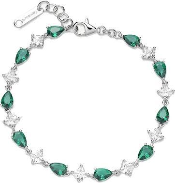Produktbild Brosway Dazzling Sterling Silver Bracelet With Fancy Life Green Zircons Flg111
