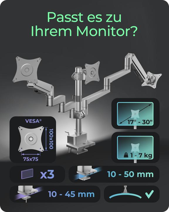 Produktbild Icy Box IB-MS525-T (Tisch, 30")