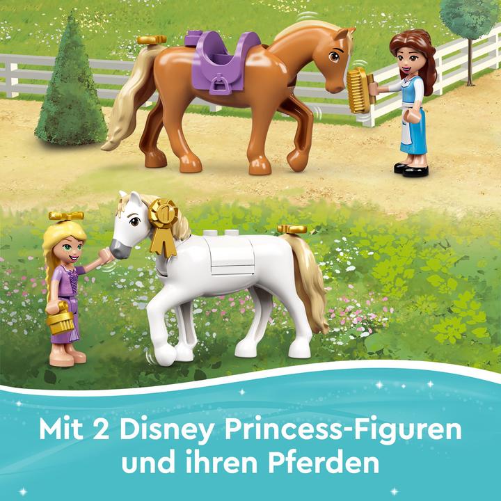 Immagine prodotto LEGO Disney Princess 43195 Belle e Rapunzel Cavallo Stabile (43195, LEGO Disney)