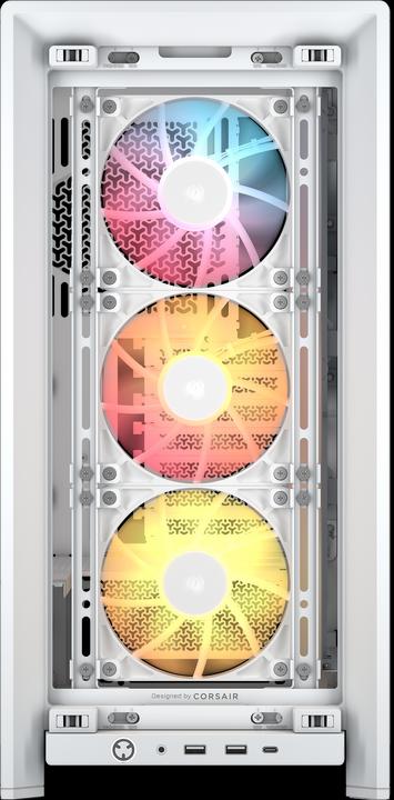 Produktbild Corsair 4000D FRAME RS ARGB WHT MID CASE (Mini-ITX, ATX, E-ATX, mATX)