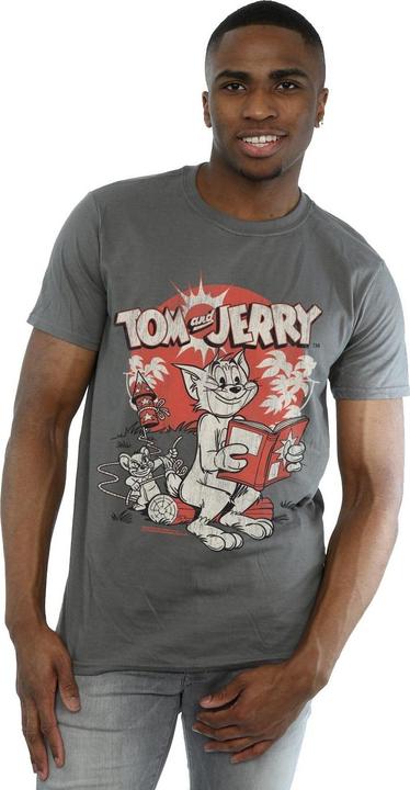 Immagine prodotto Tom & Jerry Rocket Prank Maglietta Uomo (L)