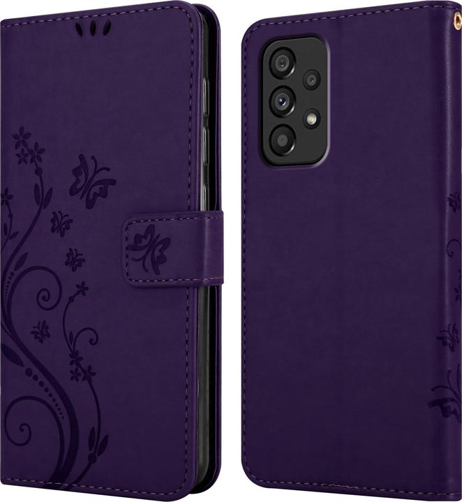 Image du produit Cadorabo Housse Flower Book pour Samsung Galaxy A53 5G (Samsung Galaxy A53 5G)