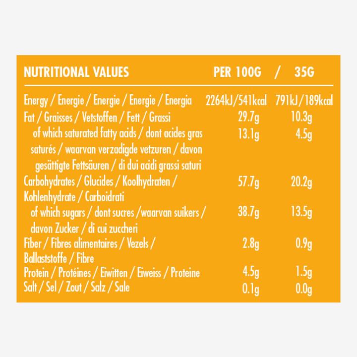 Valori nutrizionali e ingredienti ZAZ Chocopops (35 g)