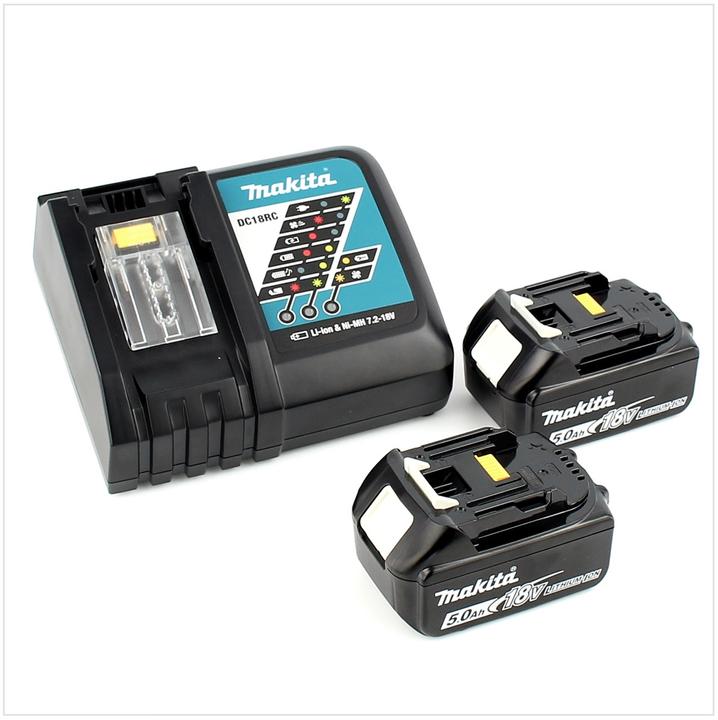 Produktbild Makita DTW 1001 RTJ Akku Schlagschrauber 18V 3/4" 1050Nm Brushless + 2x Akku 5,0Ah + Ladegerät + Mak (Akkubetrieb)