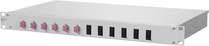 Metz Connect BTR 1502577506-F OpDAT fix patch panel 6xLC-D pigtails OM4 recessed and remote