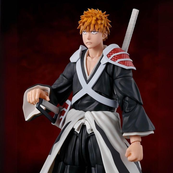Produktbild Bandai Bleach: Thousand-Year Blood War S.H. Figuarts Actionfigur Ichigo Kurosaki Dual Zangetsu 16 cm