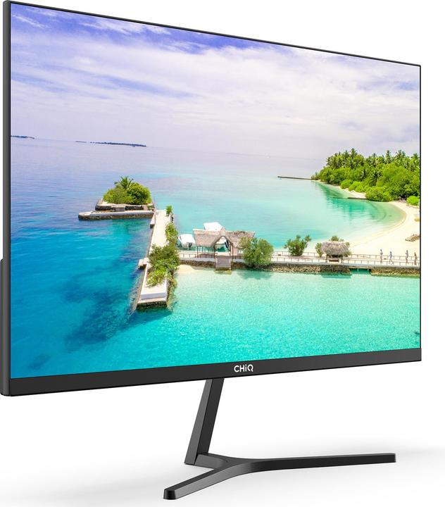 Produktbild CHiQ 24-inch monitor, Full HD (1920x1080), ultradunne monitor, 3-zijdig randloos, IPS, 100% sRGB, pc-sche (1920 x 1080 Pixel, 24")
