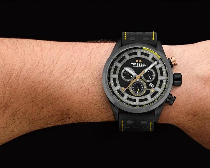 Produktbild TW-Steel SVS207 Fast Lane Chronograph Limited Edition Herrenuhr 48mm 10ATM (Chronograph)