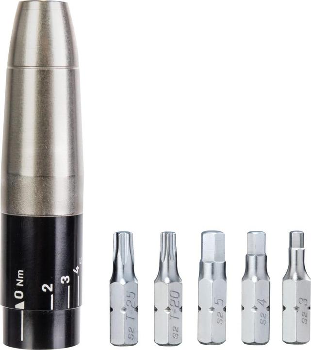 Immagine prodotto Topeak Chiave Nano TorqBarX X 2-6Nm con 5 punte per utensili