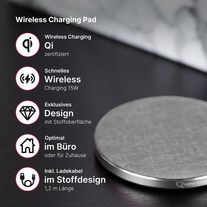 Produktbild Lotta Power Wireless Pad (15 W)