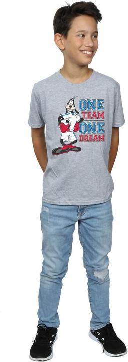 Immagine prodotto Disney Goofy One Team One Dream Maglietta Ragazzi (128)