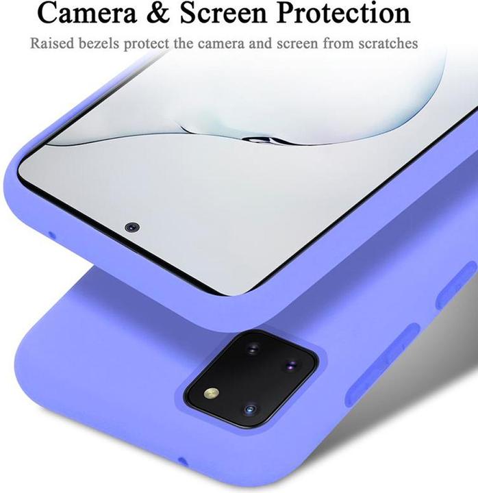 Actual product image Cadorabo TPU Liquid Silicone Case Cover (Samsung Galaxy A81)