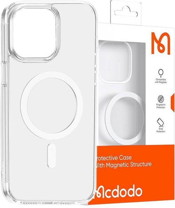 Actual product image Mcdodo Magnetic case for iPhone 15 Plus (clear) (Apple iPhone 15 Plus)