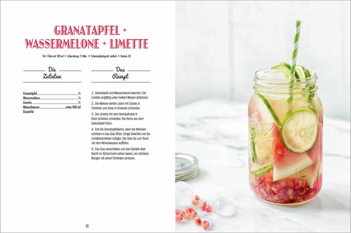 Image du produit Detox Wasser - zum Fasten, Abnehmen und Wohlfühlen. Mit Früchten, Gemüse, Kräutern und (Allemand, Sonia Lucano, 2021)