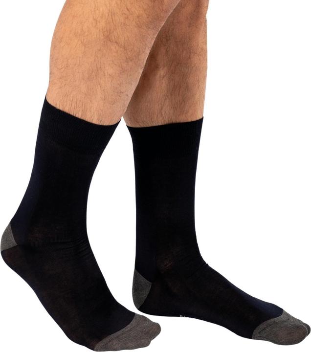 Produktbild Kariban Halbhohe Socken aus mercerisierter Baumwolle origine france garantiert (39, 42)