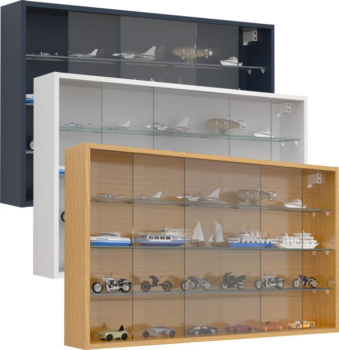 VCM Hängevitrine Wandvitrine Glas Drivalo XL