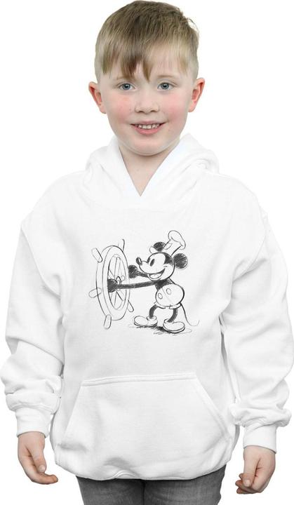 Produktbild Disney Mickey Mouse Steamboat Sketch Kapuzenpullover Jungen (128)