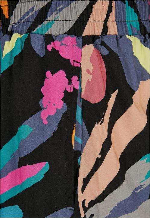 Produktbild Urban Classics Ladies AOP Viscose Resort Shorts - 6330 (5XL)
