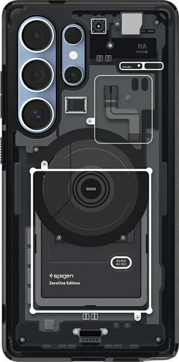 Image du produit Spigen Ultra Hybrid Mag Hülle für Samsung Galaxy S25 Ultra Zero One – Schwarz (Samsung Galaxy S25 Ultra)