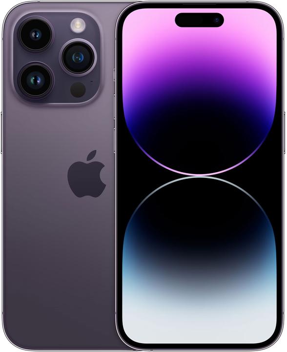 Produktbild Apple iPhone 14 Pro (128 GB, Deep Purple, 6.10", SIM + eSIM, 48 Mpx, 5G)