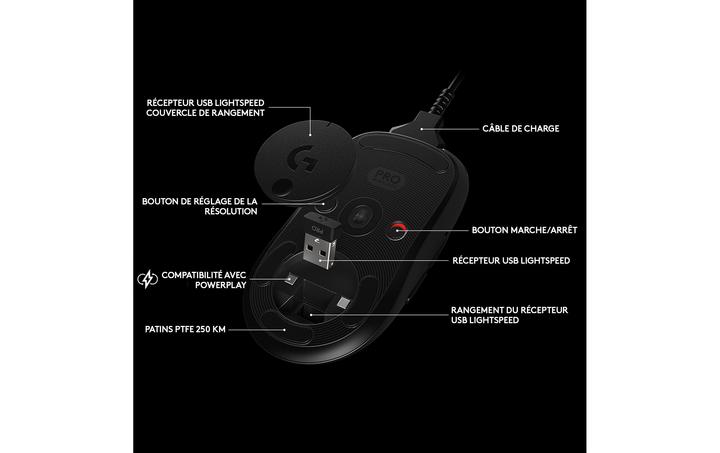 Image du produit Logitech G Pro (Sans fil)