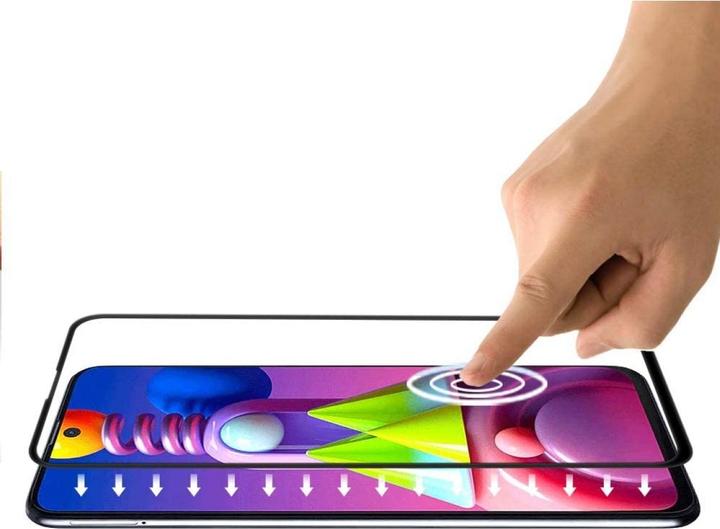 Produktbild Screenguard Samsung Galaxy M51 Full Screen Panzerglas Schutzfolie 2.5D 9H (1 Stück, Samsung Galaxy M51)