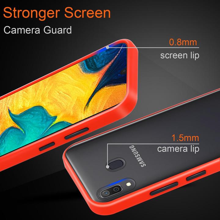 Immagine prodotto Cadorabo Copertura opaca ibrida (TCL A30, Samsung Galaxy M10s, Samsung Galaxy A20)