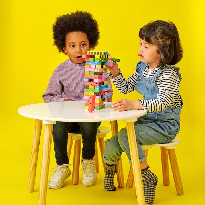 Actual product image Kikkerland Stack-A-Bug Wooden Game (German, English, French, Spanish, Italian, Portuguese, Dutch)