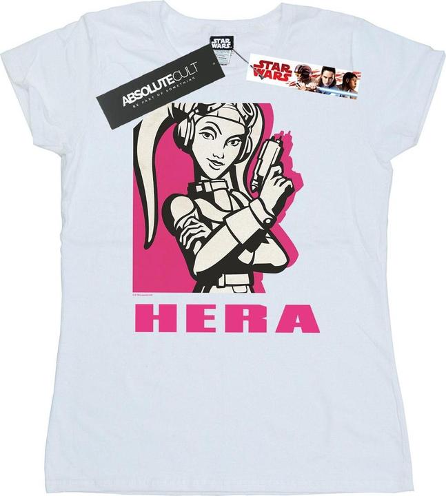 Actual product image Star Wars Womens/Ladies Rebels Hera Cotton T-Shirt (M)