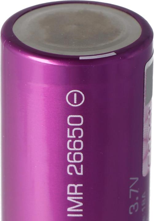 Actual product image Efest Battery Purple IMR26650, unprotected (1 pcs., 26650, 5000 mAh)