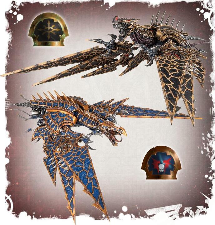 Actual product image Games Workshop Warhammer 40k - Space Marine du Chaos Heldrake (Plastic)