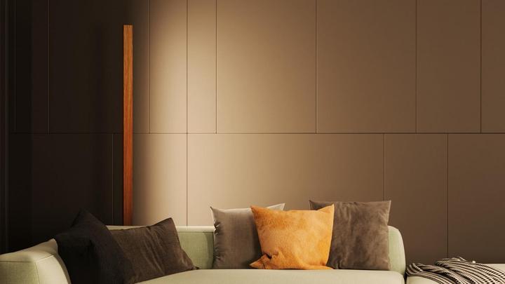 Image du produit kln.swiss Lampadaire en bois Columna (4845 lm)