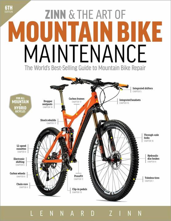 Immagine prodotto Zinn & the Art of Mountain Bike Maintenance: The World's Best-Selling Guide to Mountain Bike Repair (Inglese, Lennard Zinn, 2018)