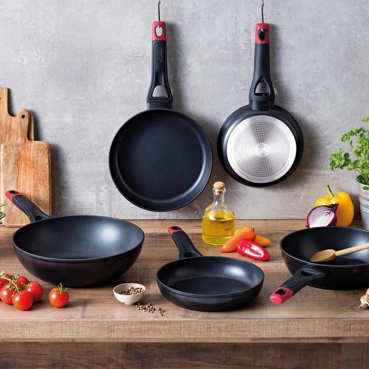Actual product image Pyrex Wok Panna Optima 28 cm 28 cm (28 cm, Wok, Aluminium)