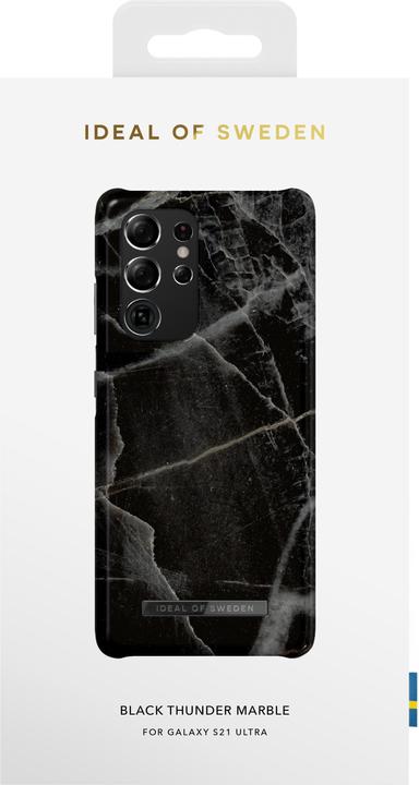 Immagine prodotto iDeal Of Sweden Designer Copertina rigida in marmo nero Thunder (Samsung Galaxy S21 Ultra)