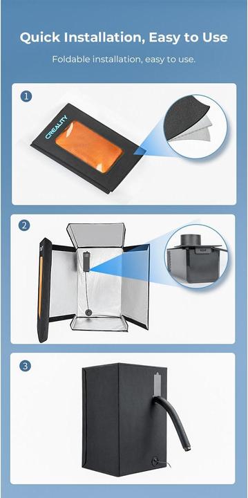Actual product image Creality Spare part cover for Halot Resin Printers (Replacement parts)
