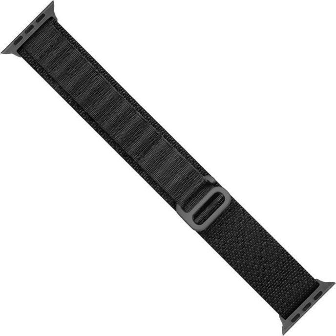 Image du produit Hurtel Strap avec boucle en acier alpin pour Apple Watch 38/40/41 mm - noir (Matières plastiques)