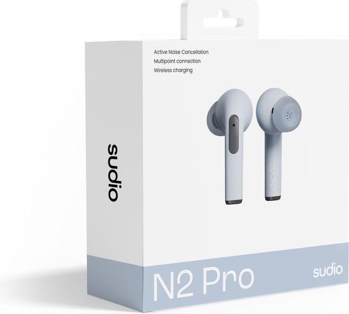 Actual product image Sudio N2 Pro in-ear true wireless earphones - draadloze oordopjes - met active noice cancellation (ANC) - (ANC, 4 h, Wireless)
