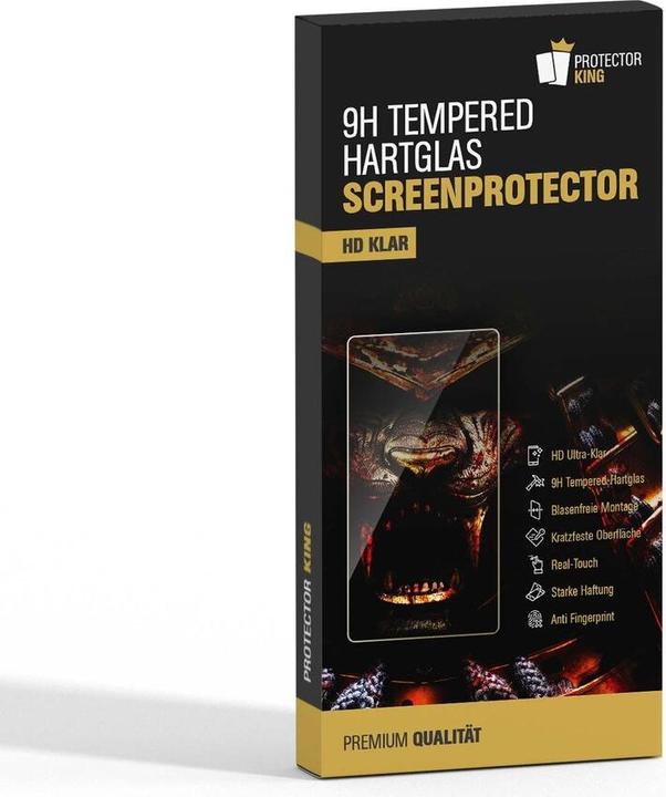 Produktbild Protectorking 3x echtes Tempered 9H Panzerhartglas 3D KLAR (1 Stück, Samsung Galaxy S21+)