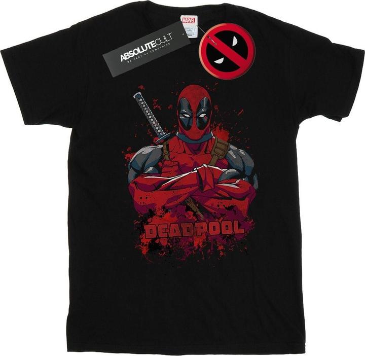 Deadpool Pose Splat TShirt (M)