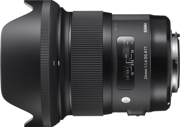 Image du produit Sigma 24mm, f/1.4 DG HSM ART, Canon EF (Canon EF, Canon EF-S, Plein format)