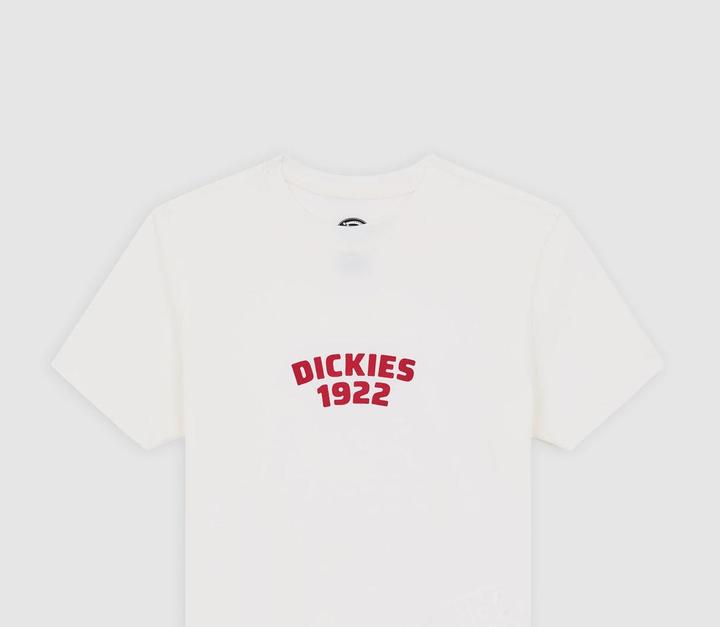 Actual product image Dickies Centre Logo Ss Tee W Egret (XS)