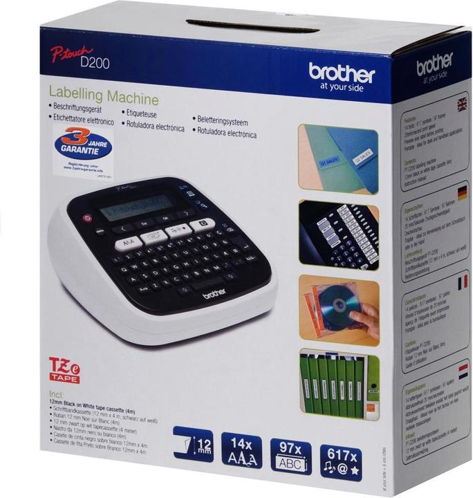 Actual product image Brother Pt-D200bw