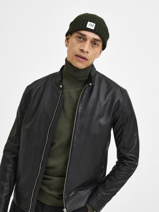 Immagine prodotto Selected Homme Giacca di pelle classica (L)