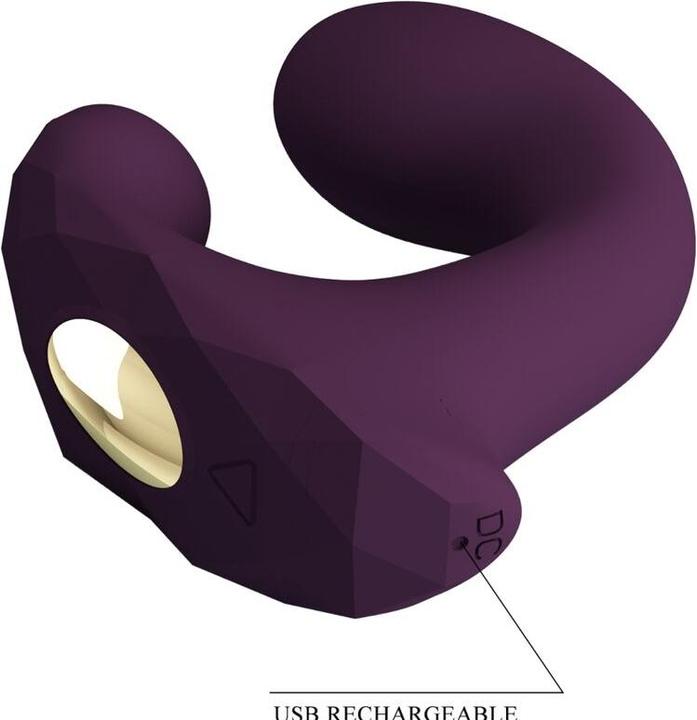 Actual product image Pretty Love Billy Vibration Remote Control Purple - Free App