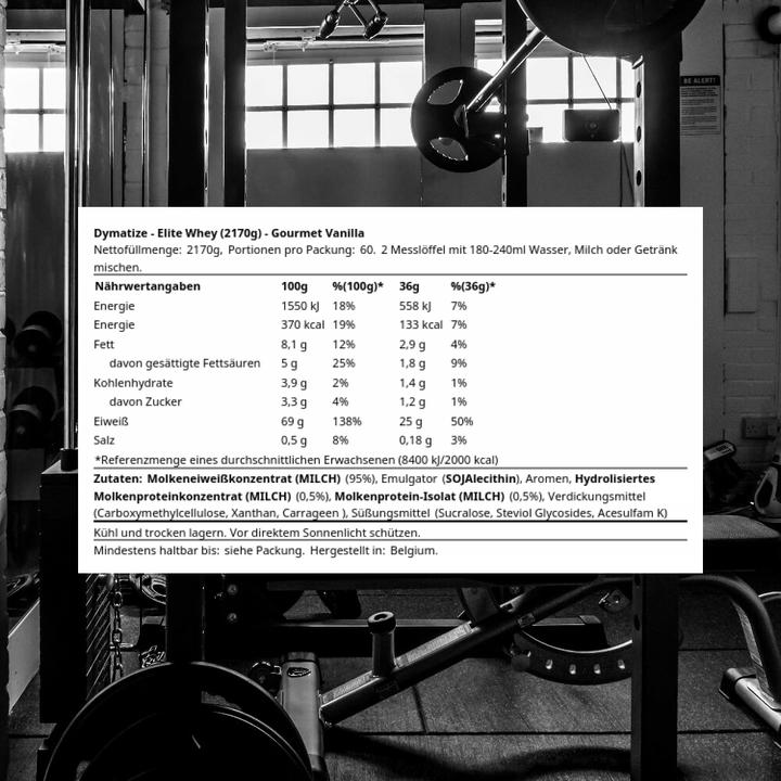 Image du produit Dymatize Elite 100% Whey (Vanille, 1 pcs, 2170 g)