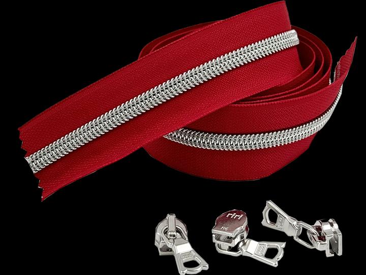 Actual product image Riri Flex 6 Metallic Set: 1m/3 sliders (100 cm)