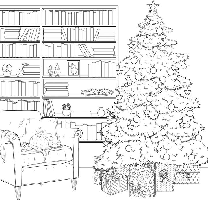 Actual product image Topp Colouring book Colorful World Christmas Moments