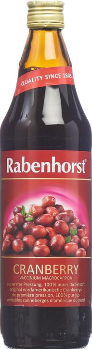 Rabenhorst Cranberry Muttersaft Flasche (750ml) (1 x 75 cl)