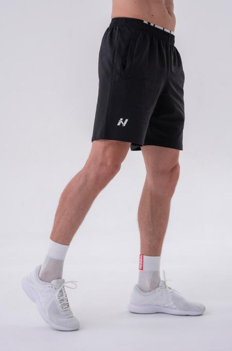 Immagine prodotto Nebbia Pantaloncini dalla vestibilità rilassata con tasche laterali 319 nero (M)